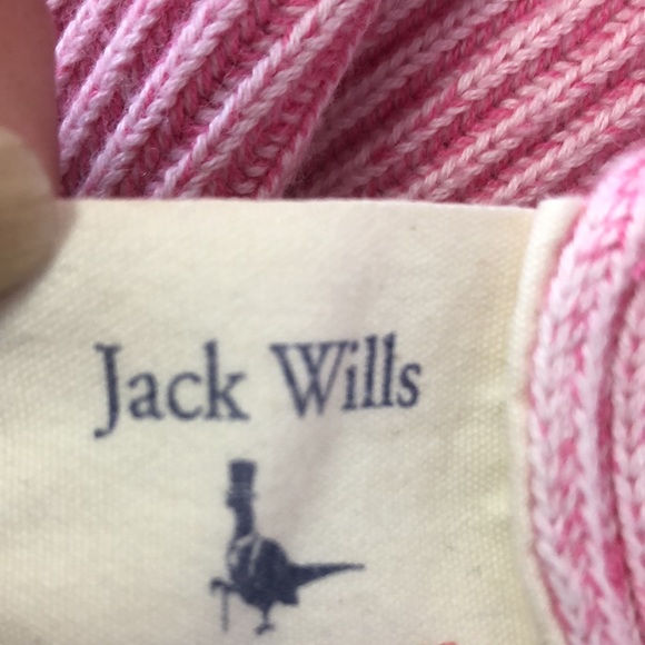 Jack Wills Crew Neck Ribbed Sweater -Pink - Picture 8 of 10